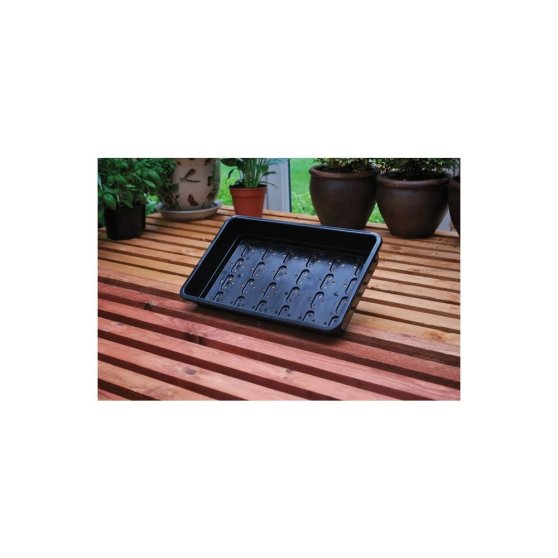 Garland Seed Tray Black 37,5x23x6 cm, plastový zásobník s drenažou