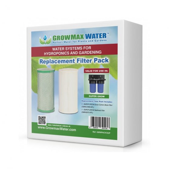 Náhradné vodné filtre GrowMax pre Super Grow 800 l/h