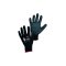 Montážní rukavice povrstvené PU - černé