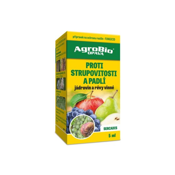 Agrobio PROTI Strupovitosti a padlí (Sercadis) 5  ml