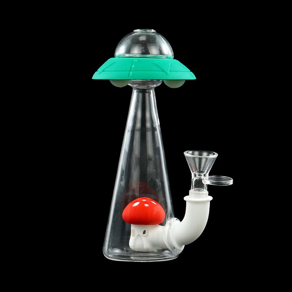 Bongthai Silicone Glass UFO Bong 18 cm (Glow)