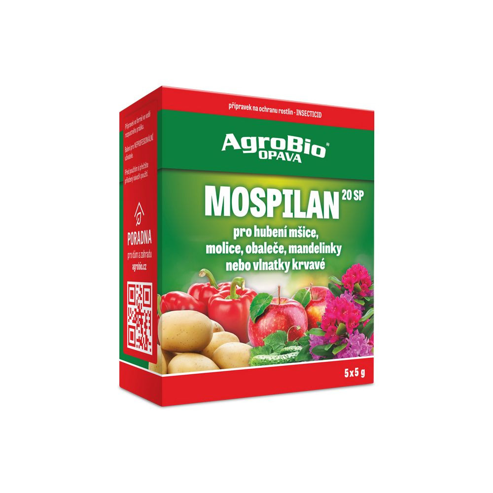 AgroBio Mospilan 20 SP proti mandelince, mšicím, molicím 5x5 g